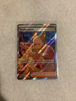 Pokemon Firebreather #119/094 Full Art Trainer Holofoil Phantasmal Flames - Image 1