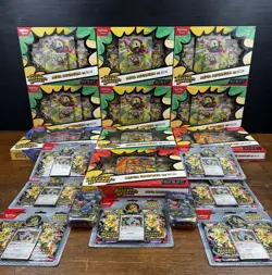 Pokemon Ascended Heros Massive sealed lot! 10 Boxes, 7 Blisters, 2 Tins! New! - Image 1