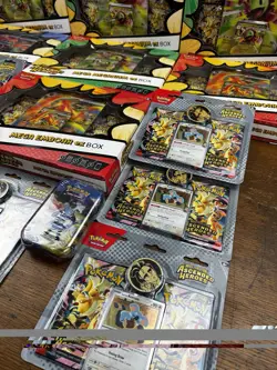 Pokemon Ascended Heros Massive sealed lot! 10 Boxes, 7 Blisters, 2 Tins! New! - Image 4