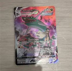 Pokemon TCG Rayquaza VMAX TG20/TG30 Silver Tempest TG Holo Ultra Rare 320 HP - Image 1
