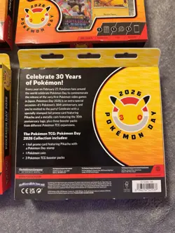 FREE SHIPPING Pokemon Day 2026 Collection 30 Year Commemorative Box Brand New X4 - Image 3