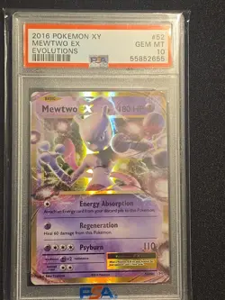 Mewtwo EX XY Evolutions #52 PSA 10 - Image 1