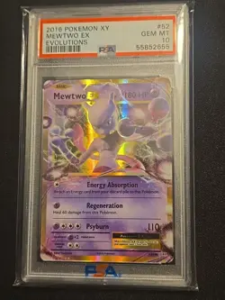 Mewtwo EX XY Evolutions #52 PSA 10 - Image 2