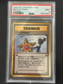 Pokemon Misty's Tears City Gym Decks Regular JPN PSA 9 MINT - Image 1