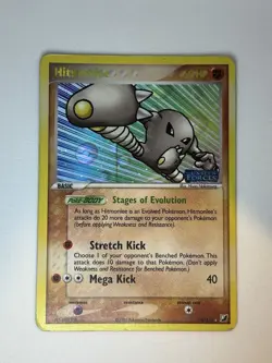 Hitmonlee - 25/115 - Rare - Reverse Holo HP, English Pokemon EX Unseen Forces - Image 2