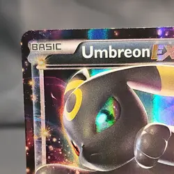 Pokemon Umbreon EX Ultra Rare Holo 55/124 Fates Collide 2016 LP-NM - Image 2