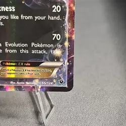 Pokemon Umbreon EX Ultra Rare Holo 55/124 Fates Collide 2016 LP-NM - Image 4