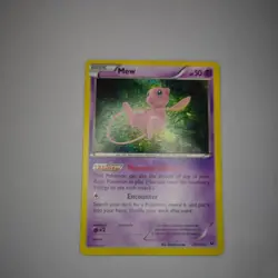 Mew 29/124 Holo Rare Fates Collide Pokemon Damaged - Image 1