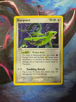 Rayquaza FART SWIRL 022/107 Pokemon Deck Exclusives Holo MP - Image 2