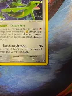 Rayquaza FART SWIRL 022/107 Pokemon Deck Exclusives Holo MP - Image 5