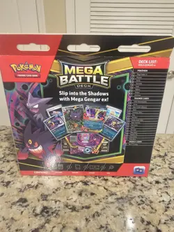 Pokemon TCG Mega Battle Deck Mega Gengar Ex w/ Haunter Promo NEW & SEALED - Image 1