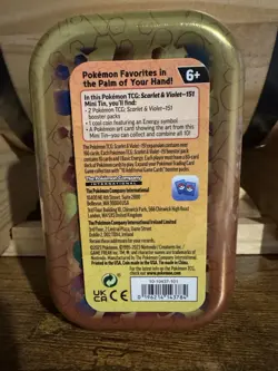 Pokemon TCG Scarlet & Violet 151 Mini Tin w/ Acrylic Case Factory Sealed English - Image 3