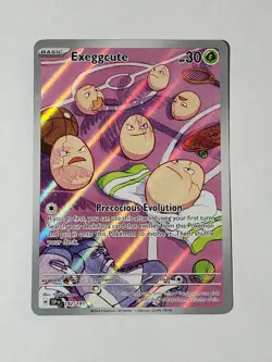 Pokemon Pokemon TCG Exeggcute 192/191 Sv08 Surging Sparks Illustration Rare Holo - Image 1
