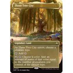 Three Tree City (borderless) (337) M/NM Magic: The Gathering MTG Bloomburrow - Image 1