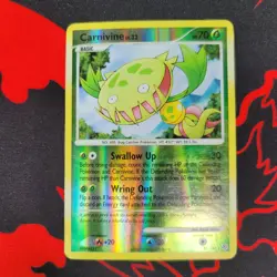 Carnivine 21/130 Rare Diamond & Pearl Pokemon Reverse Holo Moderately Played - Image 1