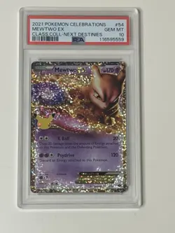 Pokemon Mewtwo EX 54/99 Celebrations Classic Collection Holo PSA 10 Gem Mint - Image 1