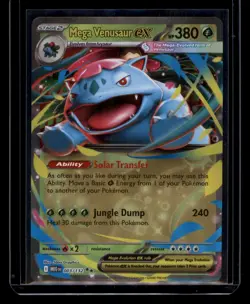 Mega Venusaur ex 003/132 ME01: Mega Evolution Double Rare Holofoil NM Pokemon TC - Image 1
