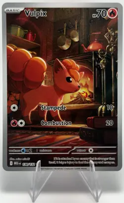 Vulpix 138/132 Illustration Rare Pokemon Mega Evolution NM - Image 1
