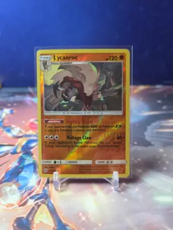 Lycanroc 124/236 SM Cosmic Eclipse Reverse Holo Pokemon TCG - Image 1