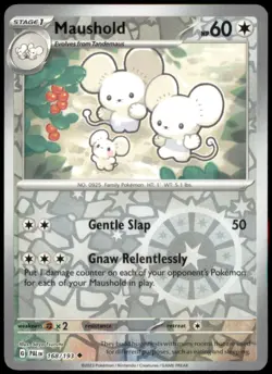 Maushold 168/193 SV02: Paldea Evolved Uncommon Reverse Holofoil MP Pokemon TCG - Image 1