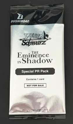 Weiss Schwarz - The Eminence in Shadow - Special Promo / PR Pack - Sealed! - Image 1