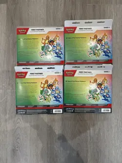 Pokemon TCG: First Partner Illustration Collection Series 1 x4 (New & Sealed) - Image 2
