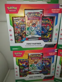 Pokemon TCG: First Partner Illustration Collection Series 1 x4 (New & Sealed) - Image 2