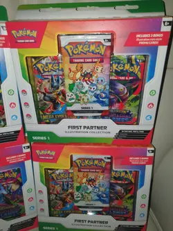 Pokemon TCG: First Partner Illustration Collection Series 1 x4 (New & Sealed) - Image 3
