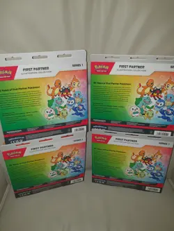 Pokemon TCG: First Partner Illustration Collection Series 1 x4 (New & Sealed) - Image 4