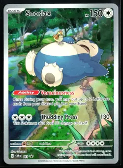 2023 Scarlet & Violet Promos Snorlax #51 Illustration Pokemon Card - Image 1