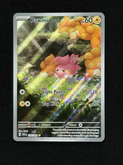 Pawmi 226/091 Paldean Fates Illustration Rare IR Holo Pokemon Card Near Mint NM - Image 1