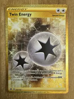 Twin Energy - 209/192 - Pokemon Rebel Clash Sword & Shield Secret Rare Card NM - Image 1