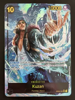 OP02-121 Kuzan Sec Alt Art PRB01 The Best One Piece TCG English Card - Image 1