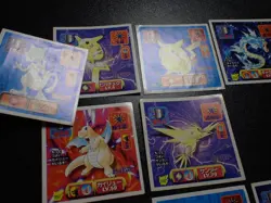 Pokemon Card Amada Promo Non Holo Sticker x23 Mewtwo Gyarados Dragonite etc#6384 - Image 2