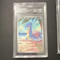 Pokemon Graded Misty's Lapras & Seismitoad JPN Holo Card Lot TAG 10 - Image 3