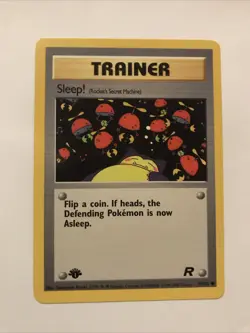 SLEEP! - 79/82 - 1st Edition Team Rocket - Common - Pokemon Card - NM - Image 1