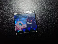 Pokemon Bros GB Pocket Mini Card Prism Holo Nidorino VS Gengar #6287 EX/VG - Image 3