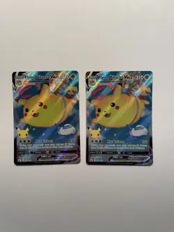 (2) Pokemon TCG Flying Pikachu VMAX Celebrations 25th Card 007/025 - Image 1