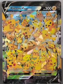 ⚡⚡Pikachu V-UNION Jumbo Cards Holo Black Star Promo W/Toploader - Image 1