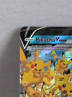 ⚡⚡Pikachu V-UNION Jumbo Cards Holo Black Star Promo W/Toploader - Image 2