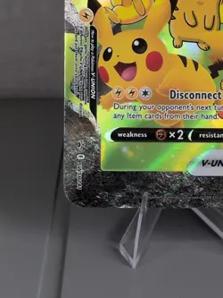 ⚡⚡Pikachu V-UNION Jumbo Cards Holo Black Star Promo W/Toploader - Image 4