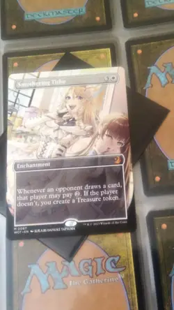 Smothering Tithe Borderless Mythic Enchantment Wilds of Eldraine MTG White #67 - Image 1