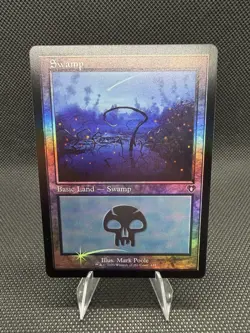 Swamp (445) (Retro Frame) Commander Masters Foil - Image 1