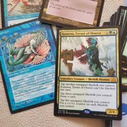 Commander Magic Deck MTG Cards = ALL 100 ***Kumena, Tyrant of Orazca MERFOLK*** - Image 1