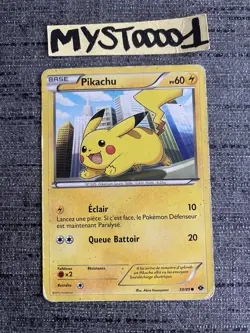 Carte Pokemon Pikachu 39/99 N&B Destinees Futures Francais OCCASION - Image 1