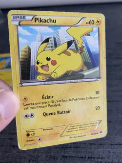 Carte Pokemon Pikachu 39/99 N&B Destinees Futures Francais OCCASION - Image 3