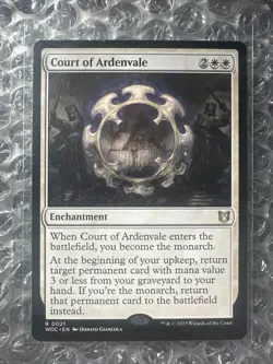 MTG Court of Ardenvale Commander: Wilds of Eldraine 0021 Regular Rare - Image 1