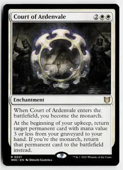 Commander: Wilds of Eldraine #21 Court of Ardenvale - Image 1