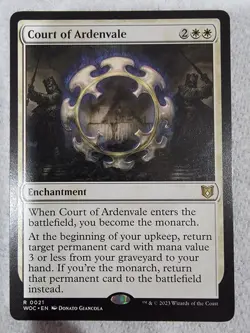 Magic the Gathering: Court of Ardenvale Commander: Wilds of Eldraine Regular - Image 1