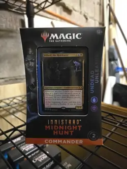 Free Shipping Innistrad: Midnight Hunt Commander Deck: Undead Unleashed MTG NIB 630509987153 - Image 1